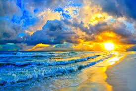 Here at ocean city resort rentals, we understand what makes a vacation home right for you and your family.we make it our business to find a vacation rental that meets all of your needs and goes above and beyond your expectations. Beautiful Blue Ocean Sunset And Waves By Eszra Tanner