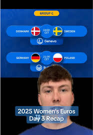 Germany, Sweden Reach Women's Euro Qfs