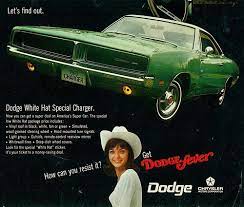 1969 Dodge White Hat Special Charger Dodge Dodge Charger Classic Cars
