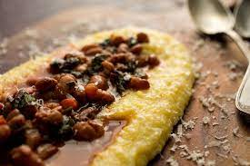 Polenta Or Grits With Beans And Chard Recipe Recipe Chard Recipes Recipes Polenta