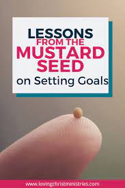 Lessons From The Mustard Seed On Setting Goals In 2021 Mustard Seed Mustard Seeds