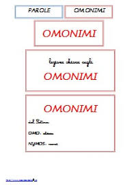 Omonimi Omografi E Omofoni Col Metodo Montessori Lapappadolce