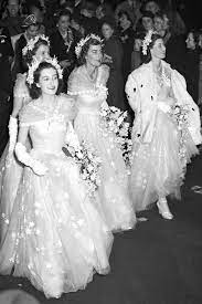 Queen Elizabeth And Prince Philip S Royal Wedding Day Looking Back Queen Elizabeth Wedding Queen Wedding Dress Royal Brides