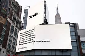 New york is in the eastern time zone of the united states of america (usa). The New York Times Truth Campaign Drives Digital Subscriptions By Ama Ama Marketing News Medium