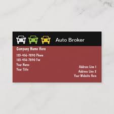 Auto Broker Business Cards Zazzle Com Business Card Text Business Insurance Medical Business Card