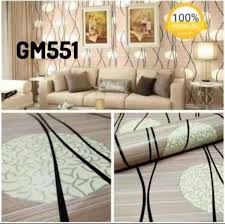 … dalam interior ruang tamu perabotan seperti sofa dan meja harus dapat … Jual Wallpaper Sticker Dinding Dekorasi Ruang Tamu Gm 551 Dandelion Coklat Ghazia Id Terbaru Juli 2021 Blibli