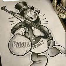 Check spelling or type a new query. 55 Donald Duck Tattoo Ideas In 2021 Duck Tattoos Money Tattoo Gangsta Tattoos