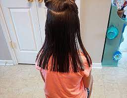 These should be scissors that are sharp. How To Cut Girls Long Hair At Home Diy Beautify Creating Beauty At Home