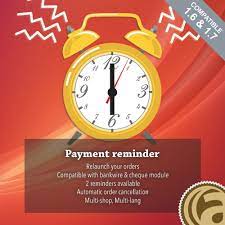 The payment has been pending for three weeks and i wish to request that you honor the payments. Payments Reminder Prestashop Addons