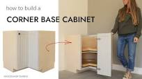 How to Build a Corner Base Cabinet with Bi-Fold Doors