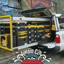 I Think This Guy Has About Everything Visit Tool Time For More On Tools Http Tooltime Store Truck Storage Van Organization Work Truck Organization