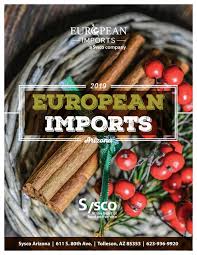 Arizona Specialty Stocked Items Oct2019 By Sysco Arizona Issuu