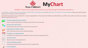 Access Mychart Texaschildrens Org Mychart Application