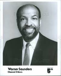 Press Photo Warner Saunders Channel 5 News Anchor
