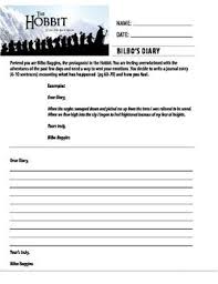 The Hobbit Dear Diary Assignment Writing Assignments The Hobbit Write A Diary Entry