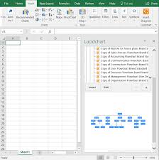 Excel Flowchart Template Guide Lucidchart
