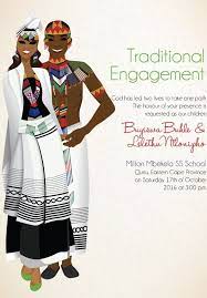 Esihle Xhosa South African Traditional Wedding Invitation African Traditional Wedding Zulu Traditional Wedding Traditional Wedding Invitations