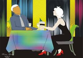 Resultado de imagem para casal no restaurante ENGRAÇADO