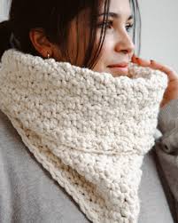 Customer Photo Spotlight! Check out this creative adaptation of our  District 12 Cowl by Lion Brand customer DeAnna McCall. Here's what she said  about her modifications: "Rather than sewing the scarf portion