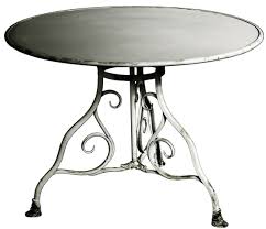 Jofran myersville vintage white rectangle extension table. Casa Padrino Wrought Iron Garden Table Diameter 100 X H 70 Cm Vintage Table