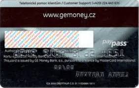 Other people's rating for ge money bank customer service. Bank Card Ge Money Bank Bene Ge Money Bank Czech Republic Col Cz Mc 0117 2