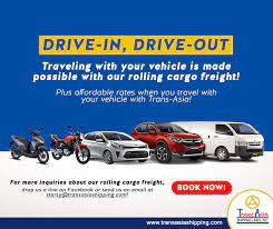 2 people, both can drive will be accompanying the car. Traveling With Your Trans Asia Shipping Lines Inc Facebook