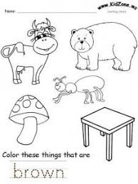 Brown Color Worksheet Preschool Colors Color Worksheets For Preschool Color Worksheets