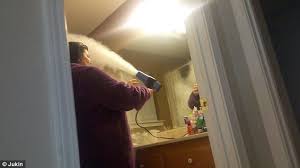 It's just not too safe i wouldn't flour either though. Hairdryer Prank Goes Wrong As It Bursts Into Flames Baby Powder Hair Hair Dryer Baby Powder