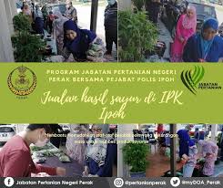 Jabatan pertanian negeri perak tidak bertanggungjawab terhadap sebarang kehilangan atau kerosakan yang dialami kerana menggunakan maklumat dalam laman ini. Jualan Hasil Pertanian Jabatan Pertanian Negeri Perak Facebook