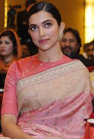 Deepika Padukone Wikipedia Deepika Padukone Saree Peach Saree Deepika Padukone Style