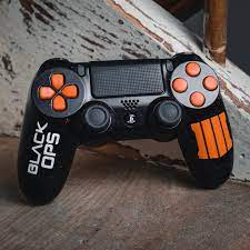 Custom Ps4 Controller Im Bo4 Design Omgn Omgnmodding Ps4 Customcontroller Controllermods Ps4 Controller Custom Ps4 Controller Video Game Room Design
