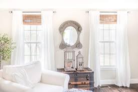 Here are five ideas for affordable, diy window treatments for renters. Stylish Budget Window Treatments Light Drapes With Natural Shades