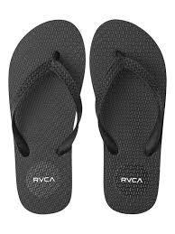 The natural rubber is tapped under fair trade conditions by fair rubber, ensuring the working and living conditions of the primary. Rvca Sleeper Black Men S Flip Flops Swis Shop Com