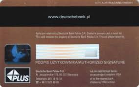 You are eligible for maximum five ## free transactions in a month at non deutsche bank visa atm in the country. Bank Card Deutsche Bank Deutsche Bank Pbc S A Poland Col Pl Ve 0202