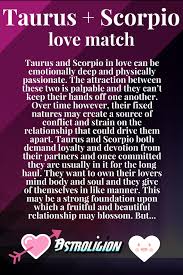 taurus and scorpio relationship compatibility love match