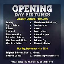 Post successivo → post successivo:tables premier league 2020 21. Premier League 2020 21 Season Fixtures Announced All The Matches In One Place Including Man Utd Arsenal And Chelsea
