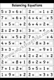 Once the students understand the concept of determining the unknown number, i hand out missing numbers worksheet for them to complete. Balancing Equations Free Printable Worksheets Worksheetfun