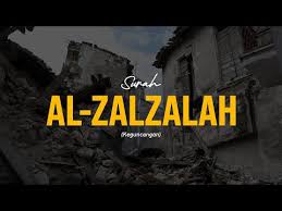 Hubungan surat az zalzalah dengan surat al 'aadiyaat surat az zalzalah menerangkan balasan atas perbuatan yang baik dan yang buruk, sedang pada surat al 'aadiyat allah s.w.t. Murottal Quran Surat Al Zalzalah Dan Artinya The Earthquake Ustadz Muhammad Assyifa Akbar Salafy
