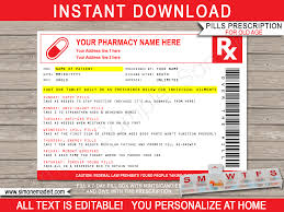 Clearly stating where you currently reside or set up shop, an aside from being functional and practical, address labels are a branding opportunity from both a. Printable Old Age Prescription Template Gag Birthday Gift Fake Pharmacy Rx Prescription Label Templates Happy Pills