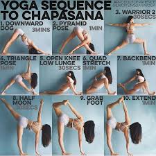 Erica Tenggara On Instagram Yoga Sequence To Chapasana Warm Up Sun Salutation A B 5x Each Google If Unsure 1 Downward Yogaposer Morgonyoga Yogaovningar