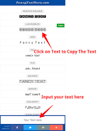 Fancy Text Use Step 1 Fancy Fonts Fancy Font Generator Instagram Font