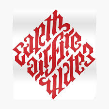 Thingiverse is a universe of things. Earth Air Fire Water Illuminati Ambigram Sticker By Truthinker Redbubble