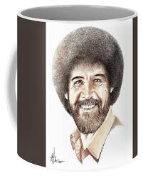 Bob Ross drawing II Coffee Mug
