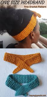 Maybe you would like to learn more about one of these? A Crochet Bow Headband Is The Crochet Headband Free Crochet Hair Accessories Crochet Headband Pattern