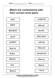 Pin By Retta Fislia On Short Forms 2nd Grade Worksheets Synonym Worksheet English Worksheets For Kids