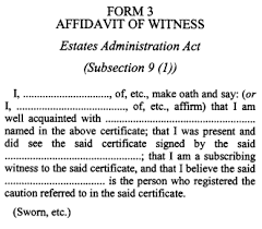 Note the letter of executorship must be obtained from the office of the master. Estates Administration Act R S O 1990 C E 22