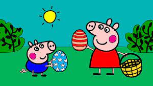 Peppa Pig Coloring Pages For Kids Peppa Pig Coloring Games Peppa And George Easter Coloring Bo Peppa Pig Coloring Pages Coloring Books Easter Coloring Book