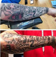 Lonzo ball not only has a new squad but he just added some new artwork to his body paying tribute to some legends. Bbbad Perspective Lonzo Ball S Tattoo Cover Up Crappydesign