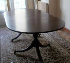 See more ideas about furniture dining table, dining table, table. Regency Style Twin Pedestal Extending Dining Table Oval End 70s Vinterior