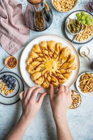 Tapenade Tarte Soleil With Pine Nut Marscapone Recipe Autumn Recipes Vegetarian Vegetarian Recipes Healthy Vegetarian Appetizers Easy